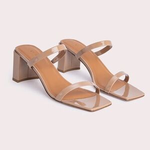 By Far Tanya Patent Leather Sandal